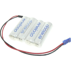 Pack de piles rechargeables 4x LR6 (aa) NiMH Panasonic 124006 4.8 v 1900 mAh W532481