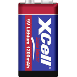 Xcell - Pile 6LR61 (9V) lithium 1200 9 v 1 pc(s)