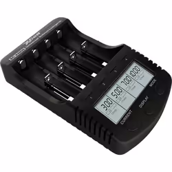 XCell 141863 Chargeur rapide Li-ion NiCd NiMH LR6 (AA) LR03 (AAA) LR14 (C) sub-C 18650 26650 26500 18490 1750