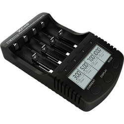 XCell 141863 Chargeur rapide Li-ion NiCd NiMH LR6 (AA) LR03 (AAA) LR14 (C) sub-C 18650 26650 26500 18490 1750