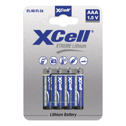 XCell 145874 pile domestique Batterie rechargeable AAA Lithium