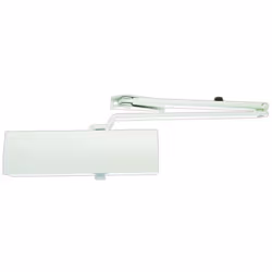 Ferme-porte TS1500 GEZE - bras compas - Blanc - 114670 - Pour les portes à simple action Pour les portes fermant à droite ou  ...