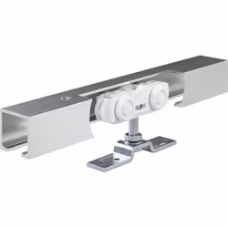Ferrures de portes coulissantes Rollan 40 NT Ensemble pour 1 porte comprenant la longueur respective du tuyau de roulement, l ...