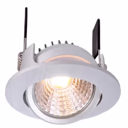 Deko-Light 565262, Spot lumineux encastrable, LED, 5 W, 2700 K, 490 lm, Argent