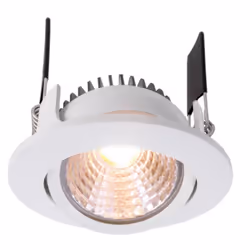 Deko-Light 565263, Spot lumineux encastrable, LED, 5 W, 2700 K, 490 lm, Blanc