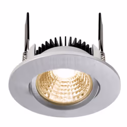 Deko-Light 565278, Spot lumineux encastrable, LED, 6 W, 2700 K, 580 lm, Argent