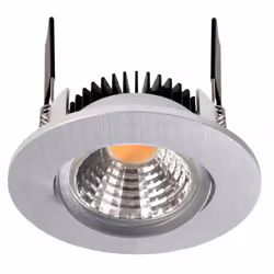Deko-Light 565303, Spot lumineux encastrable, LED, 8,5 W, 2700 K, 630 lm, Argent