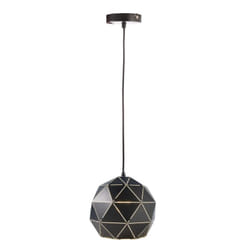 Suspension Led métal ronde noire Asterope 250 - Deko Light