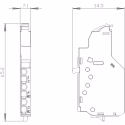 Siemens BLOC CONT. AUXILIAIRE / TYPE HQ - Vue supplémentaire 4
