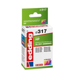 Edding EDD-317 cartouche d'encre 1 pièce(s) Compatible Cyan, Magenta, Jaune