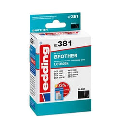 Edding EDD-381 cartouche d'encre 1 pièce(s) Compatible Noir