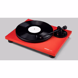 Reloop TURN2, Tourne-disque entraîné par courroie, Rouge, ceinture en V, Aluminium, 45 tr/min, Moteur CC