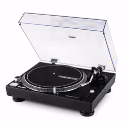 Reloop RP-1000 MK2, Platine dj à entrainement courroie, 33 1/3,45 tr/min, 0,25%, 50 dB, 1 s, Moteur CC