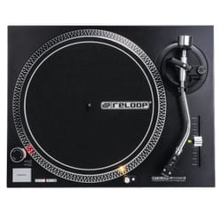 Reloop RP-2000 USB MK2 Table de mixage Platine dj à entrainement direct Noir