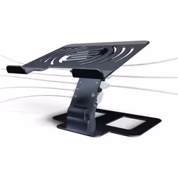 Support pour ordinateur portable - Reloop - Stand Hub Pro - 10-en-1 - Power Delivery - Gris spatial