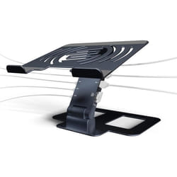 Support pour ordinateur portable - Reloop - Stand Hub Pro - 10-en-1 - Power Delivery - Gris spatial