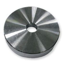 Adaptateur pour platine vinyle - RELOOP - SingleAdapt - Finition Silver - Centreur 45 Tours