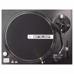 Reloop RP-2000 MK3, Platine dj à entrainement direct, 33 1/3,45 tr/min, 0,15%, 50 dB, Noir, 450 mm