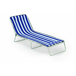 Best 34456802 chaise de plage Bleu Polycoton Couché(e)