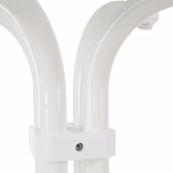 Best 26577000 table de jardin Blanc Forme arrondie