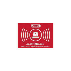 Abus - autocollant d'avertissement ''système d'alarme'' AU1422 rouge, blanc (l x h) 148 mm x 105 mm