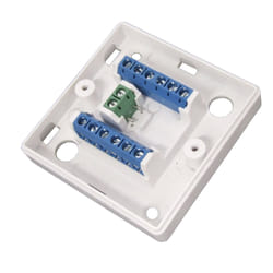 ABUS Rpartiteur Visser pour Montage en Saillie, 12 Broches pour Montage (blanc) (Art.-N VT5101W)