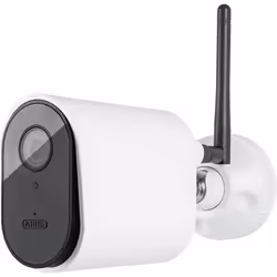 ABUS PPIC44520, Caméra de sécurité IP, Extérieure, Avec fil &sans fil, Externe, Mur, Blanc