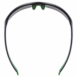 Uvex sportstyle 215 Lunettes Multi-sport Demi-contour Noir, Vert
