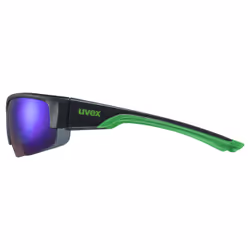 Uvex sportstyle 215 Lunettes Multi-sport Demi-contour Noir, Vert - Vue supplémentaire 5