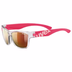 Uvex Sportstyle 508, Enfant, Unisexe, Rectangulaire, Cerclé, Transparent, Rose