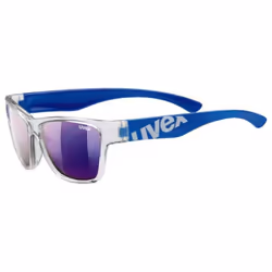 Uvex Sportstyle 508, Enfant, Unisexe, Rectangulaire, Cerclé, Transparent, Bleu