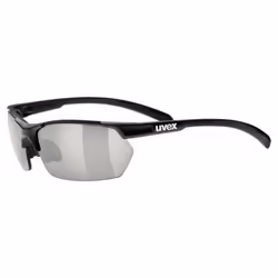 Uvex Sportstyle 114, Adulte, Mâle, Ovale, Demi-contour, Noir, Noir