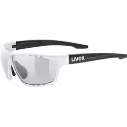 Uvex sportstyle 706 v, Cerclé, Polycarbonate, Blanc, Noir, Gris, Sport