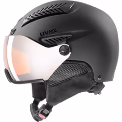 Uvex hlmt 600 visor, Demi-casque, Construction par moulage, Système IAS 3D, Visière de casque, Mat