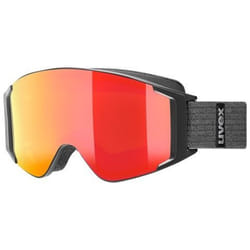 Uvex 5513312030 lunette de sports d'hiver Noir Unisexe Rouge Verres (plats) cylindriques