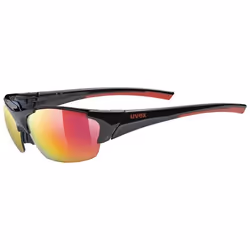 Uvex blaze III, Demi-contour, Noir, Noir, Rouge, Multicolore