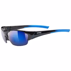 Uvex blaze III, Demi-contour, Noir, Noir, Bleu, Bleu