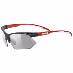 Uvex Sportstyle 802 V, Lunettes Multi-sport, Cerclé, Noir