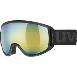 Uvex topic FM spheric lunette de sports d'hiver Noir Unisexe Bleu, Miroir, Jaune Verres sphériques