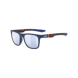 Lunettes de soleil - UVEX - Lgl 42 - Wayfarer - Homme - Bleu marine - Catégorie 3 - Verres gris - Tendance