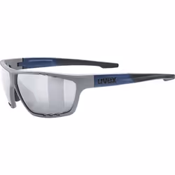 Uvex sportstyle 706, Lunettes Multi-sport, Unisexe, Cerclé, Gris, Bleu, Gris, Gris