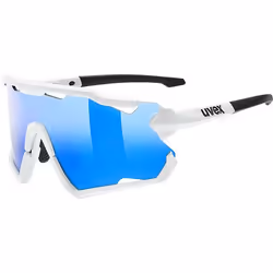 Uvex sportstyle 228 set, Lunettes Multi-sport, Unisexe, Cerclé, Blanc, Blanc, Bleu