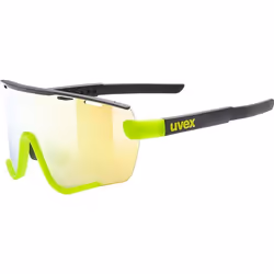 Uvex sportstyle 236 set, Lunettes Multi-sport, Unisexe, Demi-contour, Noir, Jaune, Jaune
