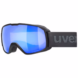 Uvex xcitd CV, Mono-objectif, Noir, Unisexe, Verres sphériques, Noir, Bleu, Miroir