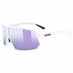 Uvex sportstyle 237, Lunettes Multi-sport, Unisexe, Demi-contour, Blanc, Blanc