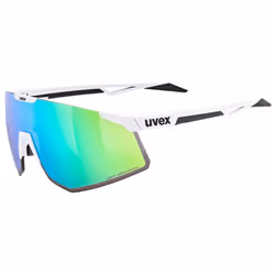 Uvex Pace Perform S CV, Lunettes Multi-sport, Unisexe, Demi-contour, Blanc, Polycarbonate, Blanc