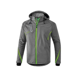 Veste Softshell Fonction - GRIS-VERT - Homme - Imperméable - Respirant - Randonnée