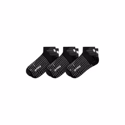 Socquettes - Erima - Lot de 3 paires - Noir - Mixte - Multisport