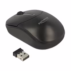 DeLOCK 12494 souris Voyage Ambidextre RF sans fil Optique 1000 DPI - Vue supplémentaire 2