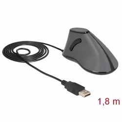 DeLOCK 12527 souris Droitier USB Type-A Optique 800 DPI